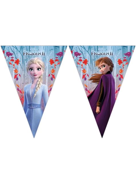 Guirnalda de banderines Frozen 2 - Procos | Funidelia