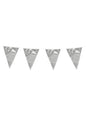 Guirnalda de banderines plateados (3 m) - Boland | Funidelia