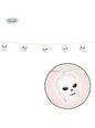 Guirnalda de calaveras con luz