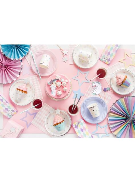 Guirnalda de estrellas multicolores - Unicorn Collection - Partydeco | Funidelia
