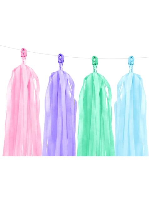 Guirnalda de flecos multicolor - Yummy - Partydeco | Funidelia