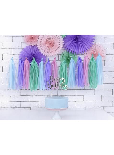 Guirnalda de flecos multicolor - Yummy - Partydeco | Funidelia