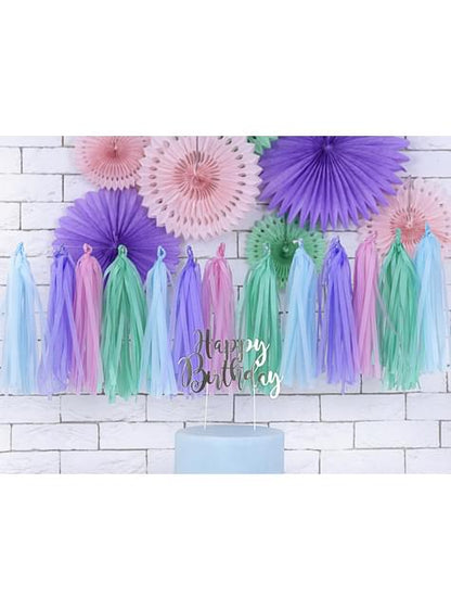 Guirnalda de flecos multicolor - Yummy - Partydeco | Funidelia