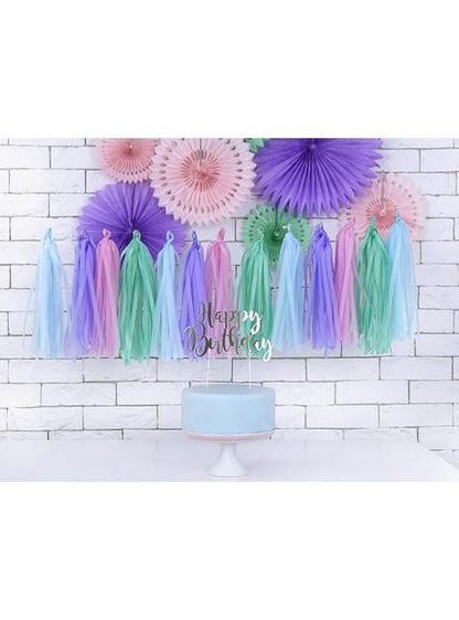 Guirnalda de flecos multicolor - Yummy - Partydeco | Funidelia