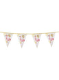 Guirnalda de foil con flamencos - Flamingo Party - Boland | Funidelia