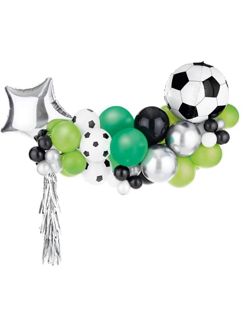 Guirnalda de globos de fútbol - Partydeco | Funidelia