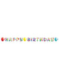 Guirnalda de globos “Happy Birthday“ - AMSCAN | Funidelia