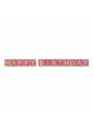 Guirnalda de Happy Birthday multicolor (33x33cm) - Bright Triangle - Unique | Funidelia