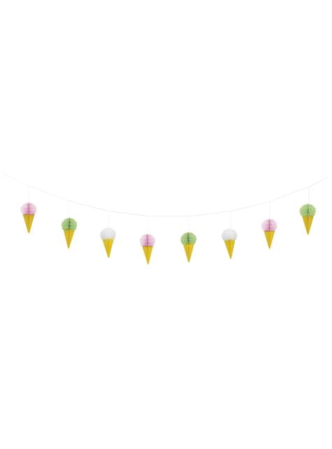 Guirnalda de helados de panel de abeja - Unique | Funidelia