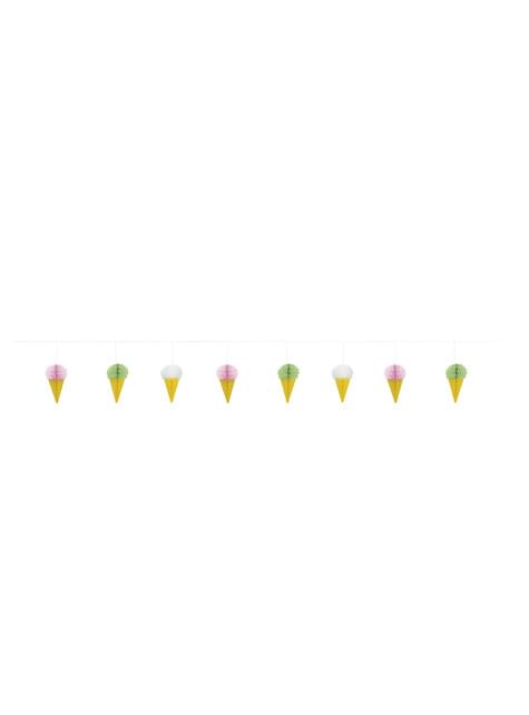 Guirnalda de helados de panel de abeja - Unique | Funidelia