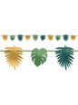 Guirnalda de hojas tropicales - Tropical Gold - AMSCAN | Funidelia