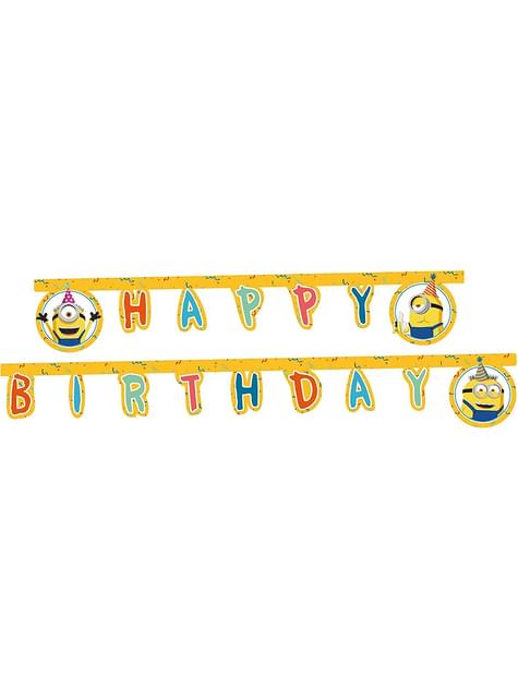 Guirnalda de Minions “Happy Birthday“
