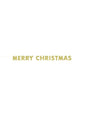 Guirnalda dorada brillante Merry Christmas - Basic Christmas - Unique | Funidelia