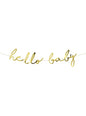 Guirnalda dorada Hello Baby - Golden Sky - Partydeco | Funidelia