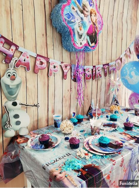 Guirnalda Frozen 2 Happy Birthday - Procos | Funidelia