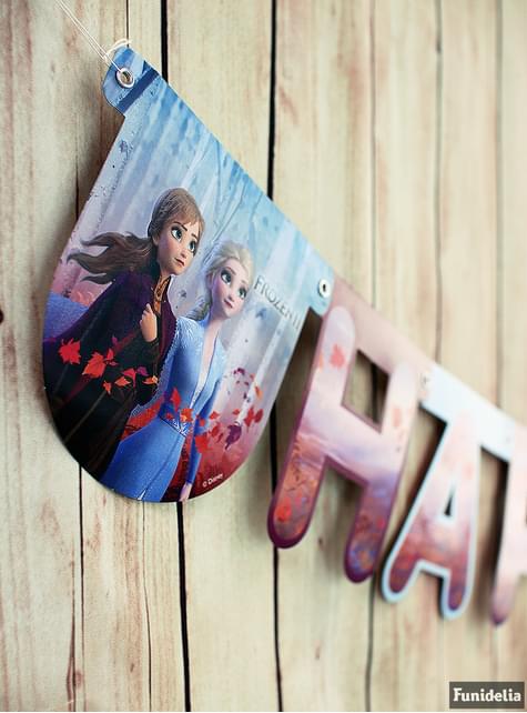 Guirnalda Frozen 2 Happy Birthday - Procos | Funidelia