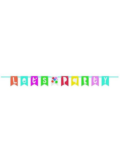 Guirnalda globos multicolor - Colorful Balloons Pennant - Unique | Funidelia