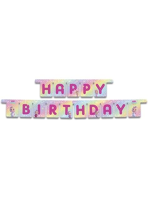 Guirnalda Happy Birthday de Bebés Llorones