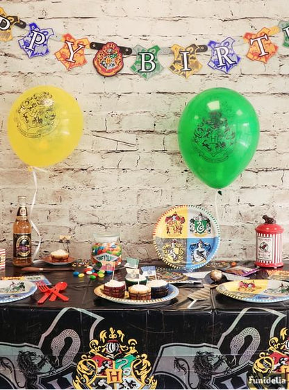 Guirnalda Happy Birthday Harry Potter - Hogwarts Houses - Unique | Funidelia
