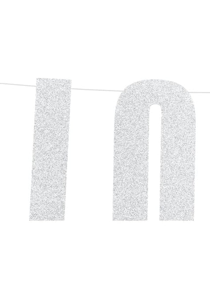 Guirnalda “Love“ plateada - Partydeco | Funidelia
