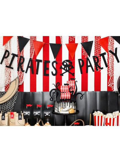 Guirnalda “Pirates Party“ con calaveras - Pirates Party - Partydeco | Funidelia