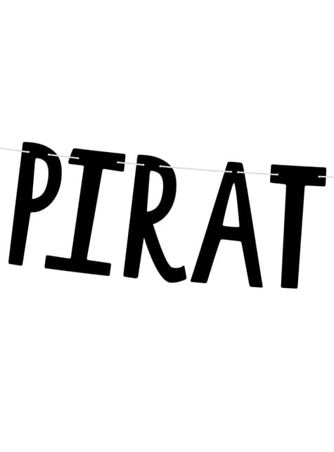 Guirnalda “Pirates Party“ con calaveras - Pirates Party - Partydeco | Funidelia