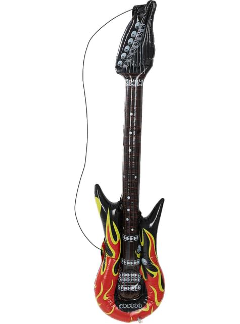 Guitarra rockera hinchable - Funiglobal | Funidelia