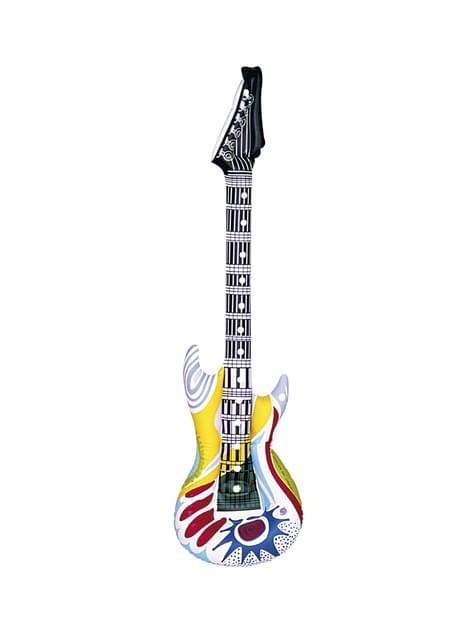 Guitarra rockera hinchable - Widmann | Funidelia