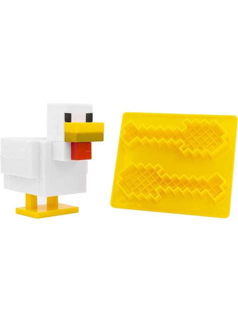 Huevera y cortador de tostadas de Pollo de Minecraft