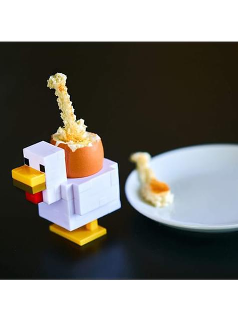 Huevera y cortador de tostadas de Pollo de Minecraft