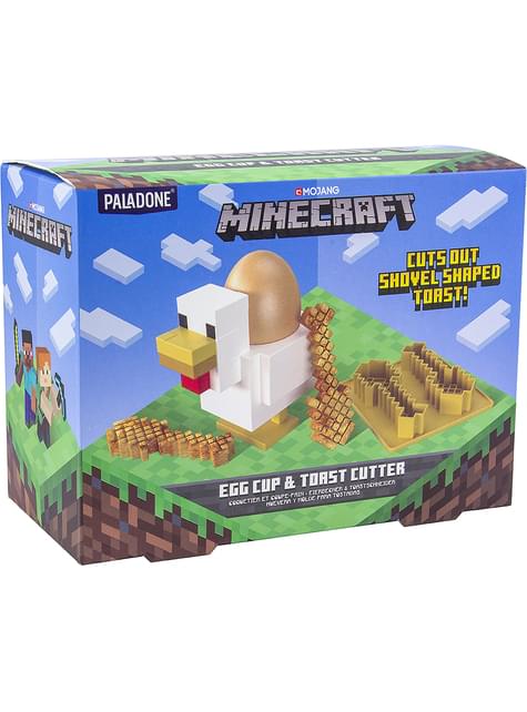 Huevera y cortador de tostadas de Pollo de Minecraft