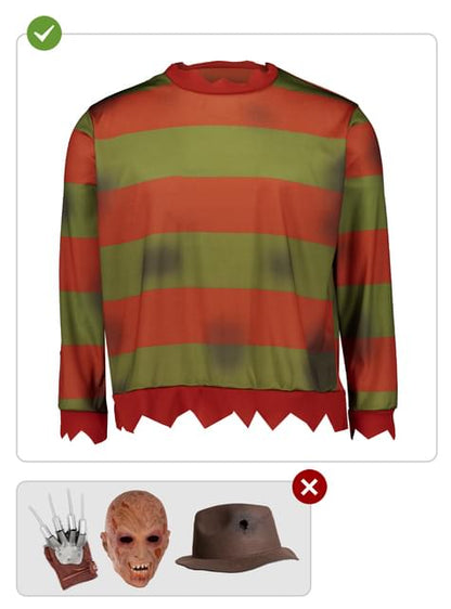 Jersey de Freddy Krueger - Pesadilla en Elm Street - Funiglobal | Funidelia