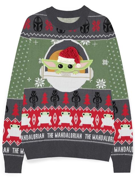 Jersey navideño Baby Yoda The Mandalorian para hombre - Star Wars - DIFUZED Bioworld Europe | Funidelia