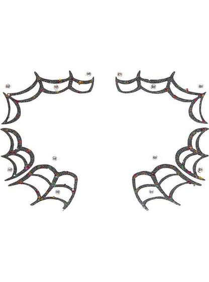 Joyas faciales de araña para mujer