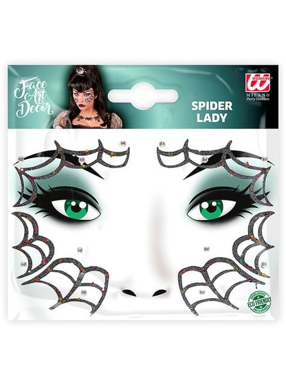 Joyas faciales de araña para mujer