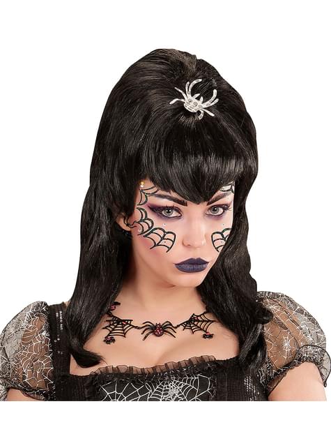 Joyas faciales de araña para mujer