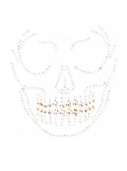 Joyas faciales de esqueleto brillan en la oscuridad - Leg Avenue | Funidelia