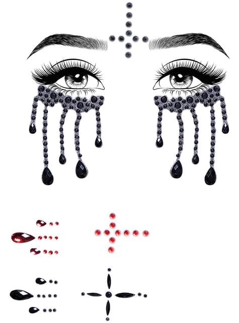 Joyas faciales de monja poseída - Leg Avenue | Funidelia