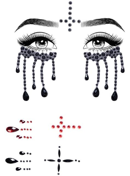Joyas faciales de monja poseída - Leg Avenue | Funidelia
