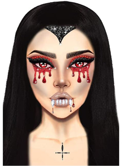 Joyas faciales de Vampiresa