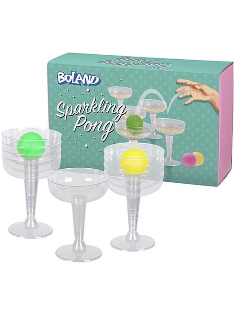 Juego de beber Sparkling Pong - Boland | Funidelia