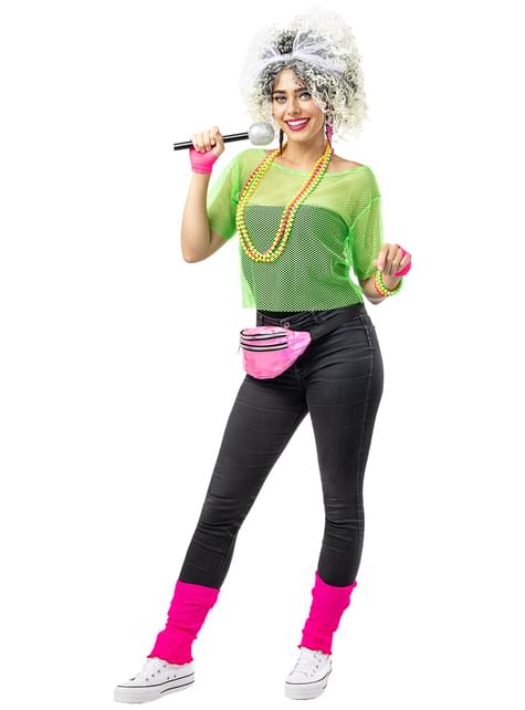 Kit accesorios Años 80 para mujer - Funiglobal | Funidelia