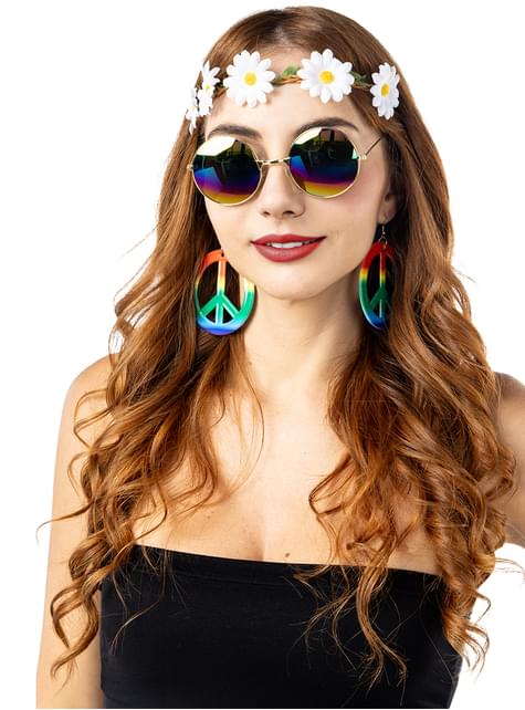Kit accesorios hippie - Funiglobal | Funidelia