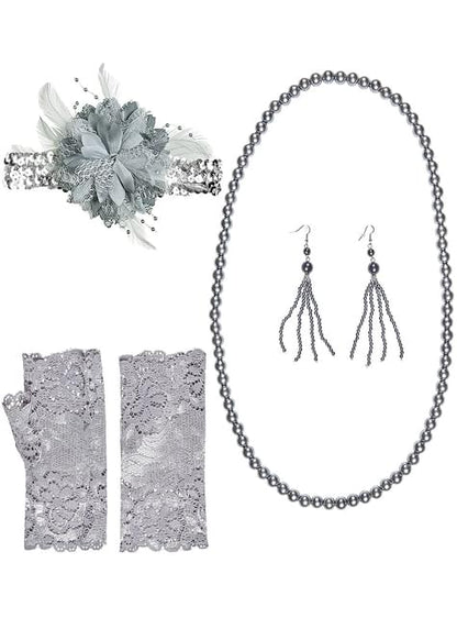 Kit de accesorios charlestón años 20 para mujer - Widmann | Funidelia