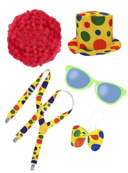 Kit de accesorios de payaso - Funiglobal | Funidelia