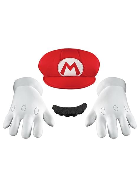 Kit de accesorios Mario deluxe para adulto