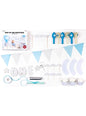 Kit de decoración de fiesta “1st Birthday“ azul - 1st Birthday