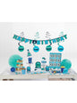 Kit de decoración de fiesta cumpleaños azul - AMSCAN | Funidelia