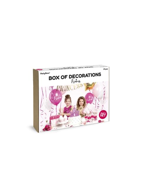 Kit de decoración de fiesta princesa - Princess - Partydeco | Funidelia