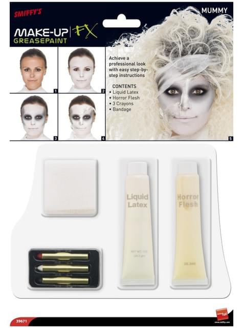 Kit de maquillaje de momia